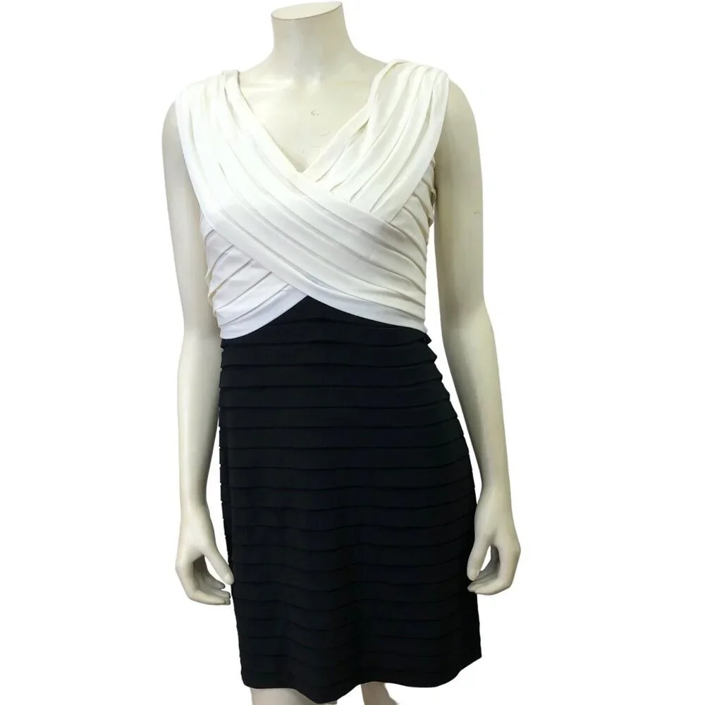 JESSICA HOWARD PETITE‎ V NECK SLEEVELESS DRESS size 10
